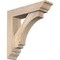 Ekena Millwork Imperial Traditional Smooth Bracket w/ Offset Brace, Douglas Fir, 5 1/2"W x 22"D x 22"H BKT0604X22X22IMP01SDF - alternate 1